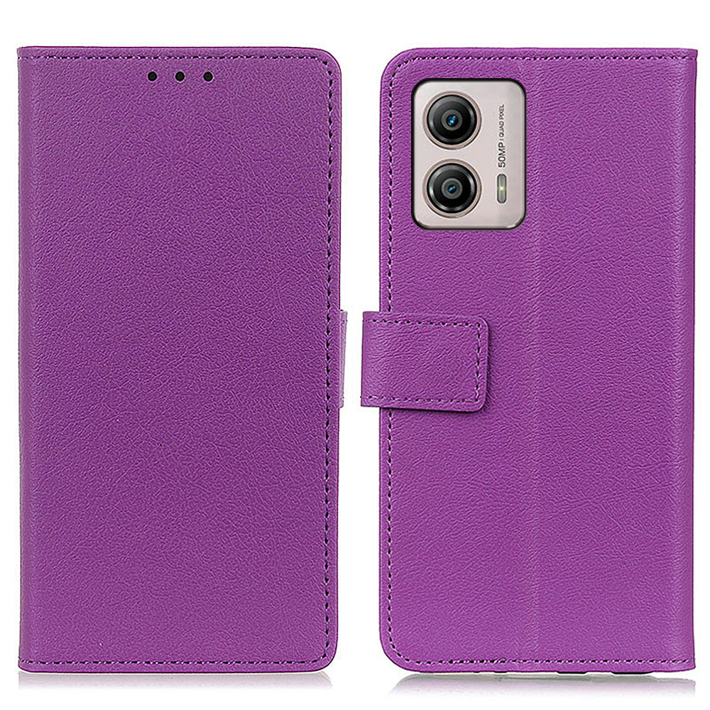 Cell Phone Stand Case for Motorola Moto G53 5G G13 4G G23 4G Anti-scratch Textured Leather Wallet Cover Cell Phone Stand Case for Motorola Moto G53 5G G13 4G G23 4G Anti-scratch Textured Leather Wallet Cover